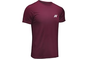 MEETWEE Sportshirt Herren, Laufshirt Kurzarm Mesh Funktionsshirt Atmungsaktiv Schnelltrocknend Sports Gym Shirt Trainingsshirt für Männer Sommer