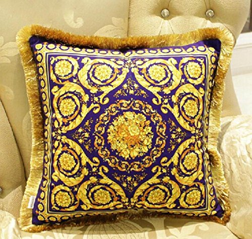 Preisvergleich Produktbild Europäische Hochwertige Velveteen Schlafsofa Kissenkissen PKW-Winterreifen Durch Das Paket Bestickte Kissen,A