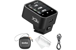 ‎GODOX Godox X3 Blitzauslöser für Leica - OLED-Touchscreen-Blitzsender Mit Integriertem Lithium-Akku, LTTL Kabelloser Blitzauslöser