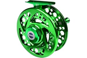 ‎PROBEROS PROBEROS Fliegen Angeln Rolle Fliegenrollen - CNC Bearbeitet Aluminium Legierung Körper - Groß Laube Spule