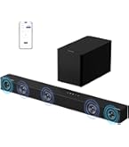 ULTIMEA Barra de Sonido TV de 2.1 Canales, Subwoofer Incorporado