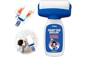 Shenkon Tech 500g Ausbesserungsfarbe Weiss Roller,Wandfarbe Ausbessern Weiß,Ausbesserungsfarbe für Wände,Weiße Farbe Wand Ausbessern Roller,für Graffiti Kratzer und Beschädigte Wände