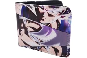 UZSXHJ Portefeuille Anime Portefeuille Goku Portefeuille Enfant Garcon avec Plusieurs Fentes De Cartes Convient Aux Cartes De Crédit Cartes De Porte Et Monnaie Cadeau d'anniversaire pour Anime Fans