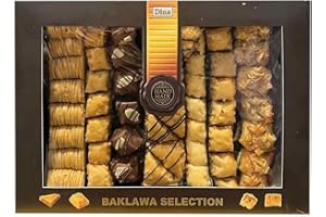 Generic Dina Baklawa Selection Sweets Cashew Walnut Pistachio Nuts Chocolate Baklava 1kg