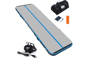 ‎BEYOND MARINA BEYOND MARINA Aufblasbare Matte Tumbling Track,Air Turnmatte Trainingsmatte Gymnastik-Luftbahn 3m 4m 5m 6m mit elektrischer Pumpe,Tragetasche,Luftmatten für den Zuhause,Outdoor,Yoga, Übungsgymnastik