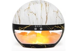 SALUBRITO Dyfuzor zapachowy, lampa solna, dyfuzor soli himalajskiej do olejków eterycznych, ultradźwiękowy dyfuzor do aromaterapii, dyfuzor zapachowy do domu, biura, jogi, prezent dla kobiet