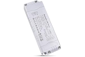 REYLAX Transformateur 220V 24V 40W 1.67A Dimmable Triac & 0/1-10V, Alimentation de Tension Constante Transformateur LED Basse Tension AC à DC Adaptateur Transfo