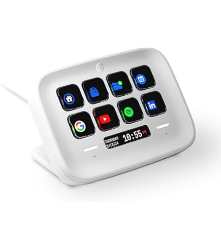 Tastiera Meccanica MMOBIEL Per Stream Deck – Tasti Macro LCD, Hot-swappable, 3 Manopole E RGB, Per Streaming E Editing
