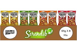 Huligan Pretzel pieces 65g Assorted Pack of 8 ( Cheese, Pizza, Honey Mustard, Sriracha Chilli Sauce)