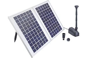 Pontec 43326 PondoSolar 1600 – vattenleksset med kraftfull fontenpump/solkraftssystem
