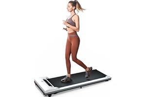 LONTEK Walking Pad, Under Desk Treadmill with SPAX App, Upgraded Brushless Motor, LED Display, Foldable Walking Running Machine with Remote Control for Home Office
