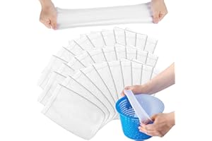 JIEBAO Pool Skimmer Socks, Pack of 30 Skimmer Filter Net, Skimmer Basket Net, Pool Skimmer Socks, Swimming Pool Skimmer Socks, Reusable for Skimmer Basket, Removes Leaves Oil, Insects and Hair (Pack of 30)