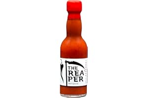 I LOVE SPICY The Reaper Sauce au Piment 100 ml, Mesuré en Laboratoire 96.581 SHU, 85% Piments Carolina Reaper, Piquant 7/5 Style Louisiane
