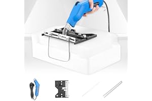Do-Electr 500 ° C Cortador de Espuma, Cortadora Poliestireno Cuchillo Electrico Caliente 150W Herramienta de Corte para Esponja Tela Espuma Cuerda con Cuchillas y Accesorios 220V