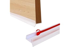 RHBHY Joint Pour Plinthe de Cuisine 5 M Plinthe Souple Autoadhésive pour Épaisseur de Bois de 15 mm 16 mm 17 mm Protection Plinthe (Transparent, 5)