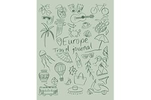 Europe Travel Journal: Large Green Cover