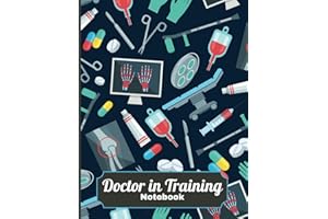 Doctor in Training Notebook: Hospital Inspired Cover Design, College Ruled, 8.5in x 11in, 120 Pages for Fellows in Fellowship, Residents in Residency, Medical interns, Med Students