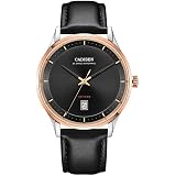 Rivalis Rapshody Rose quadrante Nero - Orologio da polso uomo con cinturino  in pelle,meccanismo automatico svizzero,vetro zaffiro alta resistenza  (Cucitura) : Amazon.it: Orologi