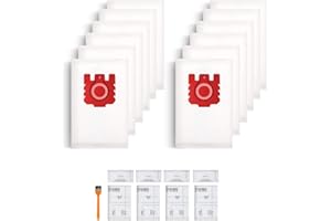 YTUGIL 12 Stück FJM Staubsaugerbeutel für Miele Classic C1 Staubsaugerbeutel, Complete C2 C3 S2 S5 S8 S600 S800 Staubsauger für Miele FJM staubsaugerbeutel 9917730 12421130