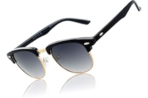 CGID Gafas de sol polarizadas retro medio marco clásico para Hombre y Mujer MJ56