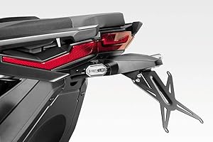 XADV 2017/20 - Kit Targa 'Exential' (R-0901) - Portatarga Inclinazione Regolabile - Minuteria Inclusa - Accessori De Pretto Moto (DPM Race) - 100% Made in Italy