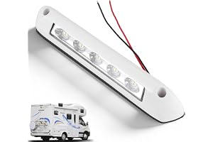 RV LED-ljus, 12V/24V RV LED-ljus Universal 8W vattentät markis veranda lampa bar husbil utomhusbelysning
