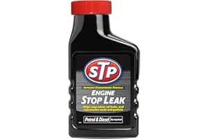 STP Engine Stop Leak for Petrol & Diesel Engines 300 ml, Improved Concentrated Formula, Conditions your Engine and Prevents Minor Oil Leaks, Mechanical Car Cleaning Products, Made in the UK
