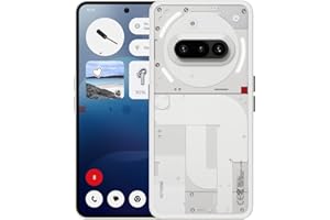Nothing Phone (3a) 128 GB - Smartphone avec Appareil Photo Frontal 32 MP, Ultra Zoom x30, Charge Rapide 50 W et écran AMOLED Flexible de 6,77" FHD+ - Blanc