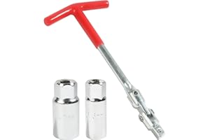 Flaconi Chiave per Candele Auto,Set Chiavi per Candele Auto,Chiave Candela,Chiave per Candele,Chiave Candele Auto,Chiave per Candele Automobilistiche,Adatto per la Maggior Parte Delle Riparazioni Auto