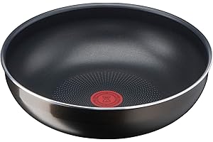 Tefal Ingenio Poêle wok 26 cm, Non induction, Revêtement antiadhésif, Empilable, Compatible lave-vaisselle, Easy Plus L1507702