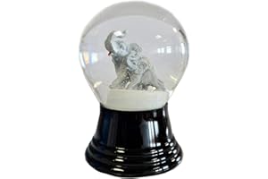 VIENNA SNOWGLOBE Schneekugel Echtglaskugel - Fast wie echter Schnee Motiv: Elefanten, 8 cm