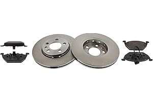 MAPCO Set Di Dischi Disco Freno Assale anteriore 256 ventilato - Pastiglia Freno per VW Golf IV Hatchback (1J1) Polo Hatchback (6R1, 6C1) POLO (9N) Fox Hatchback (5Z1, 5Z3, 5Z4) Bora Sedan (1J2)
