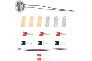 HILITAND Zestaw do Eksperymentów z Baterią Owocową, Zestaw do Nauki o Bioenergii Dzieci Zabawa Edukacyjna Eksperymenty z Elektrycznością Ziemniaczaną Zabawki Temat Edukacji