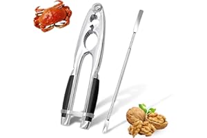 Zueyen Nussknacker mit Anti Rutsch Griff, Nussknacker Walnussknacker, Heavy Duty Shell Cracker Tools für Walnuss, Haselnuss, Pekannuss, Meeresfrüchte