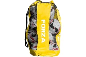 FORZA Premier Ball Carry Bag | Dragsko fotboll, basket, netball och volleyboll nätväska