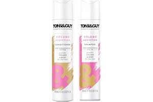 ALLGLAZZ Tony & Guy Volume Addiction Shampoo & Conditioner for Fine Hair, 250ml