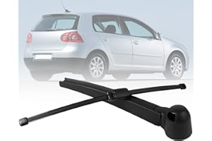 JUDANNA Auto Heckscheibenwischer, Scheibenwischer Set Wischerarm Heckwischerarm Hinten Wischblätter Wischer Ersatz für VW Golf 5 2003-2008, Golf 6 2009-2013, Polo MK4 2002-2009