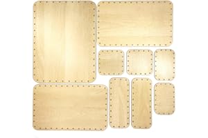 Zita´s Creative Korbboden Set eckig, groß - für Peddigrohr 3mm. Flechten, Korbflechten, MDF Korbboden, Peddigrohr, Flechtmaterial, Flechtset, Rattan