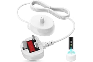 ZAIBIER Electric Toothbrush Charger For Oral B Toothbrush Charger Replacement For Oral B Charger, Braun 3757 UK Plug for Oral-B Pro 650/Pro Series/Genius/Smart Series and Other for All Oral b Toothbrushes