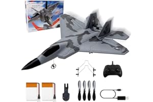 AVCXEC Aereo Telecomandato, Aereo Telecomandato 2 CH, 2,4 GHz Aereo Radiocomandato, Aeroplano Telecomandato, Con Batterie e Luci a LED, Giocattoli per Bambini Regali, RC Plane per Bambini Principianti