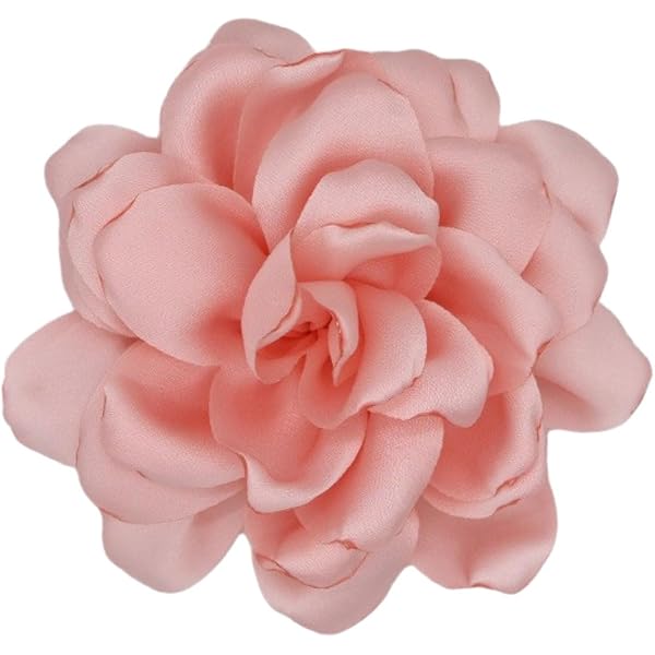 Broche Fleur Léopard 140mm En Tissu - Grand Pin's Élégant Pour Cheveux Robe Mariage Soirée - Accessoire Chic Femme