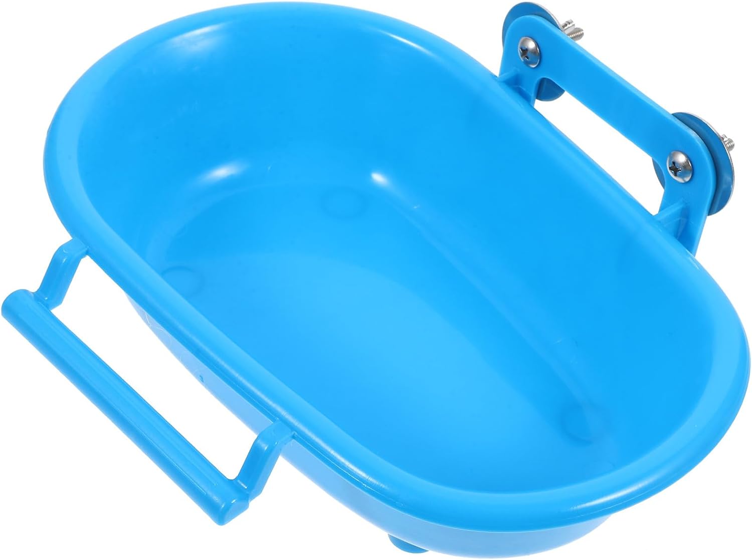 DINHEAROM Cuenco de Baño Colgante para Pájaros, Bañera para Jaulas Interiores, Accesorio Multifuncional de PP para Periquitos y Aves Pequeñas