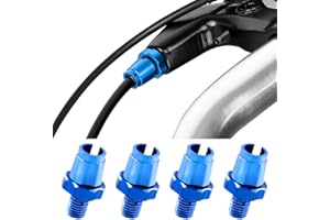 SUJEBKC Freni Bici,Leve Per Bicicletta,Vite di regolazione per leva del freno, in lega di alluminio di Regolazione del Bullone di Fissaggio Accessori per Adatto alla Maggior Parte delle Biciclette（Blu）