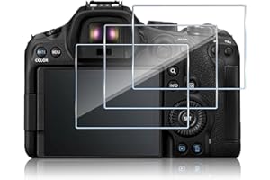HidWee für Panzerglas kompatibel mit Canon EOS R6 Mark III Schutzfolie, 3 Stück 9H Härte Anti-Kratzer Schutzglas, HD-Klarheit Bläschenfrei Displayschutzfolie