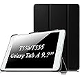 FINTIE Slimshell Case for Samsung Galaxy Tab A 9.7 Inch Tablet SM-T550 - Super Thin Lightweight Stand Cover with Auto Sleep/Wake Feature, Black