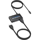 CAMWAY eARC/ARC Audio Extractor, eARC/ARC to Optical+RCA+3.5m Adapter, Support 5.1/2.0 Channels, with Optical Cable and HDMI,
