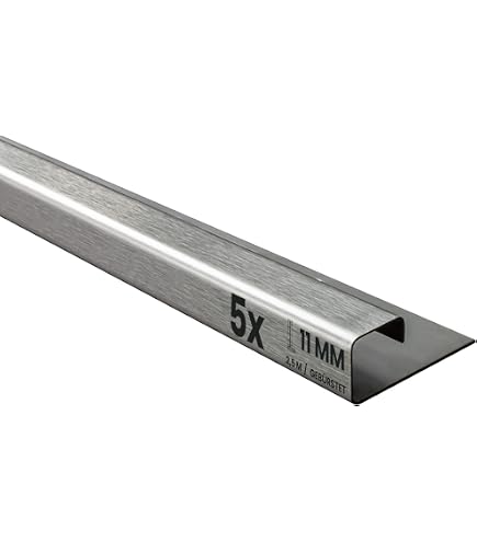 L-Profil Edelstahlschiene Fliesenprofil V2A L250cm  Produktbild-Vorschau 6