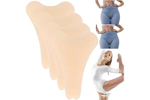 SINGHAO 4Pcs Y Shape Camel Toe Concealer,Anti Camel Toe Cover,Seamless Camel To/e Concealer,Invisible Silicone Pad Guard for Women,Reusable Silicone Soft Pad,Private Pad Underwear Hider,Ca/mel Toe Underwear