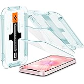 Spigen iPhone 17e / 16e / 14 / 13 Pro / 13 ile Uyumlu Kolay Kurulum Cam Ekran Koruyucu GLAS.tR EZ Fit HD (2 Adet) Şeffaf - AG