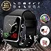 Produktbild Bluetooth Smartwatch mit Kamera, Uhr Intelligente Armbanduhr Fitness Tracker Armband Sport Uhr mit/Schrittzähler/Schlaftracker/Romte Capture Kompatibel mit Android für Männer Damen